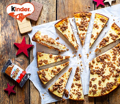 Spekulatius-Käsekuchen mit kinder Cards®