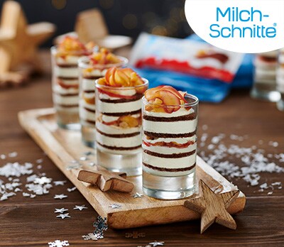Bratapfel-Dessert mit Milch-Schnitte® Bratapfel-Dessert mit Milch-Schnitte®