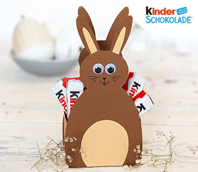  Osternest „Hase“ mit kinder Schokolade