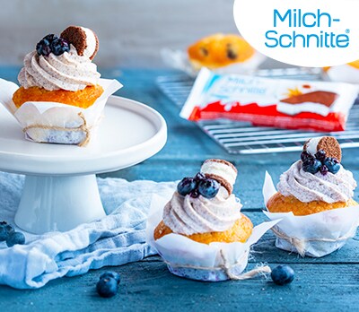 Cupcake mit Milch-Schnitte-Frosting Cupcake mit Milch-Schnitte-Frosting