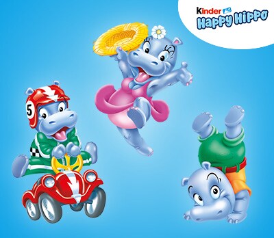 Namensschilder von kinder Happy Hippo