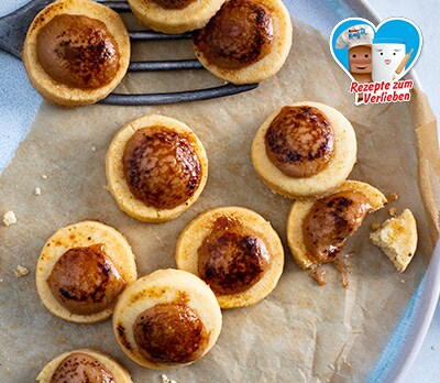 Crème-Brûlée-Kekse  mit kinder Riegell® | Rezepte von kinder® Deutschland