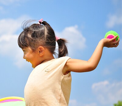 Milch-Schnitte - Dosenwerfen