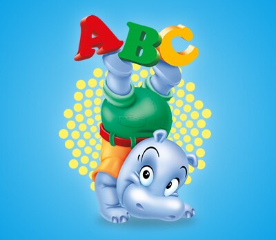 Buchstabenkette eine Spielidee von kinder Happy Hippo