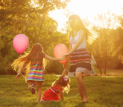 Milch-Schnitte - Knallballons