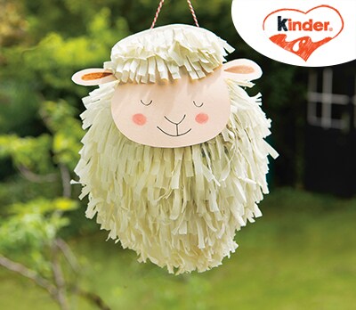 Osterfiguren aus Pappmaschee - Schaf - Meta