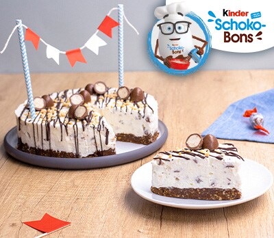 Torte ohne Backen mit kinder Schoko-Bons