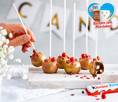 Cakepops mit kinder Riegel Cakepops mit kinder Riegel