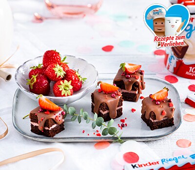 Petits Fours mit kinder Riegel