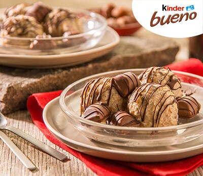 Haselnusseis mit kinder bueno® Haselnusseis mit kinder bueno®