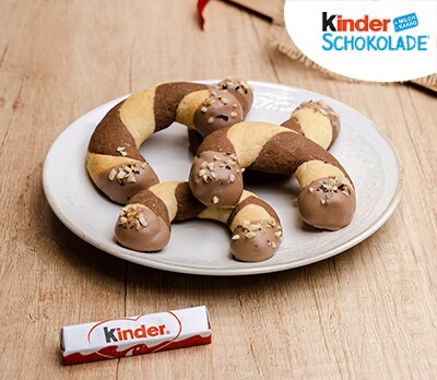 Schokokipferl mit kinder Schokolade