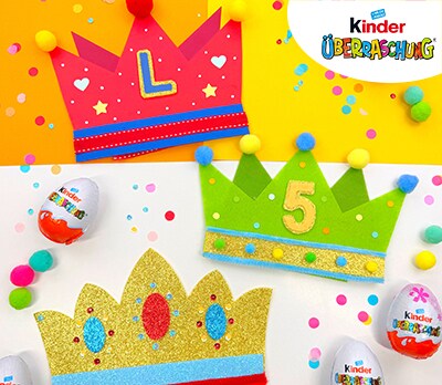 kinder Überraschung - Geburtstags Kronen
