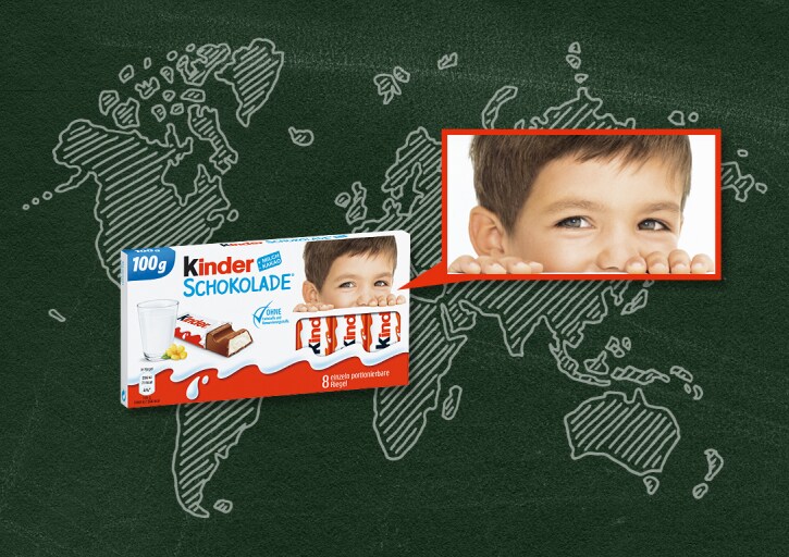 kinder Schokolade - Schon gewusst - Viele Länder