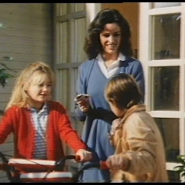 Historischer kinder Country Werbespot mit einer Familie