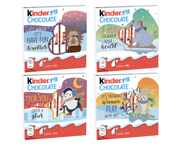 kinder chocolate 50g range Kinder Chocolate 50g