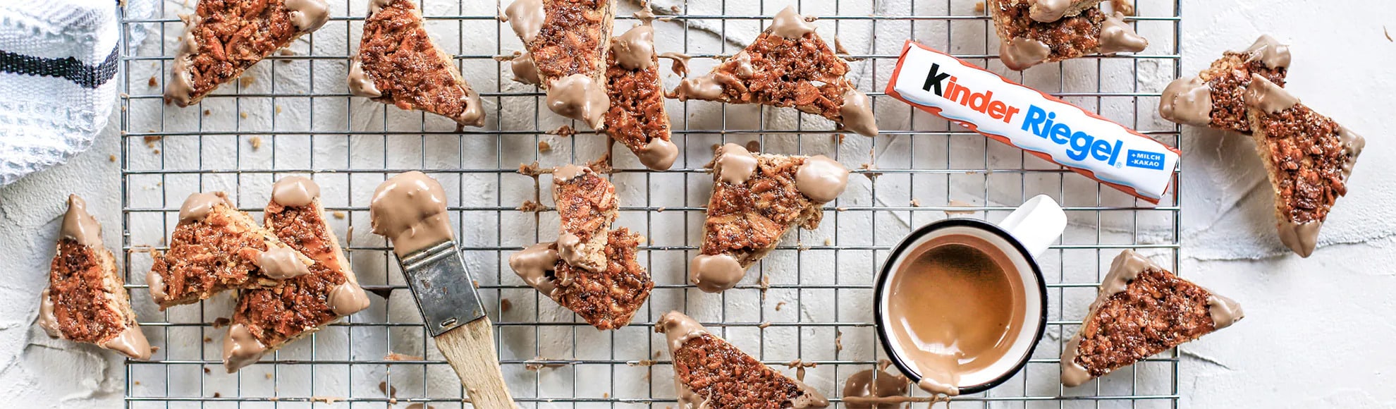 Nøddetrekanter med Kinder Maxi