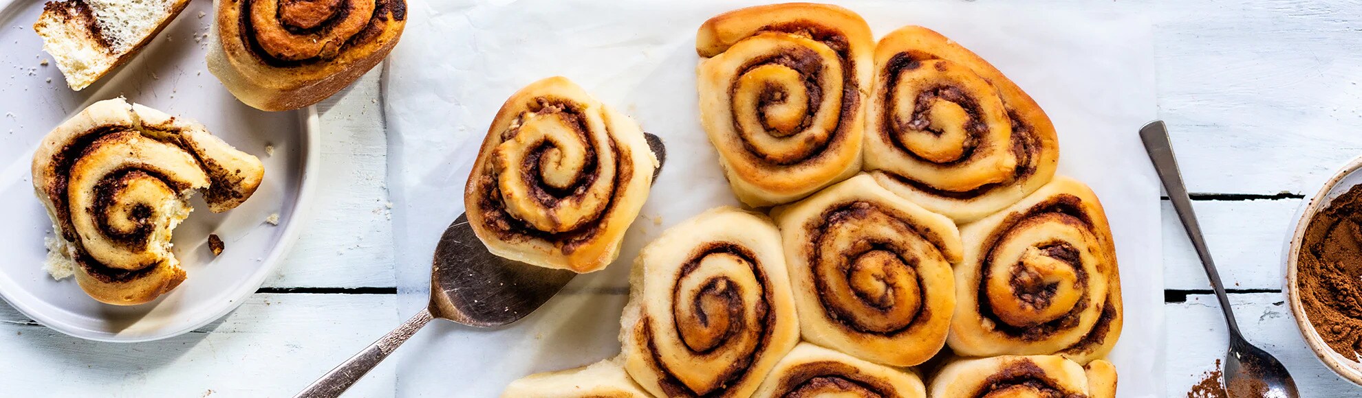 Svenske kanelsnegle med Kinder Maxi