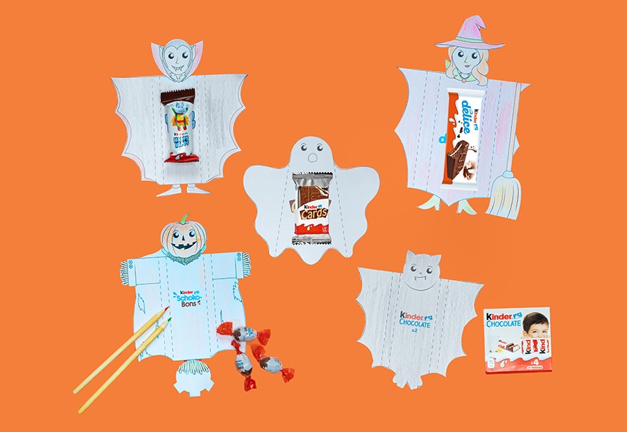 Halloween skåret ud skabelon