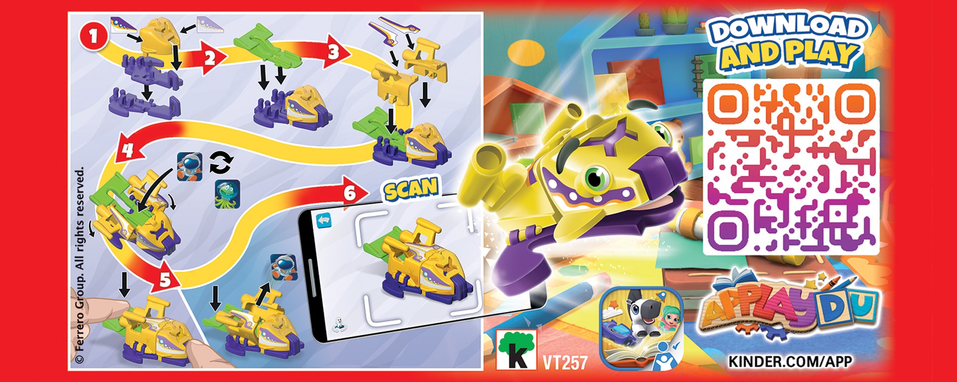 Rumskibsaffyringsrampe Applaydu