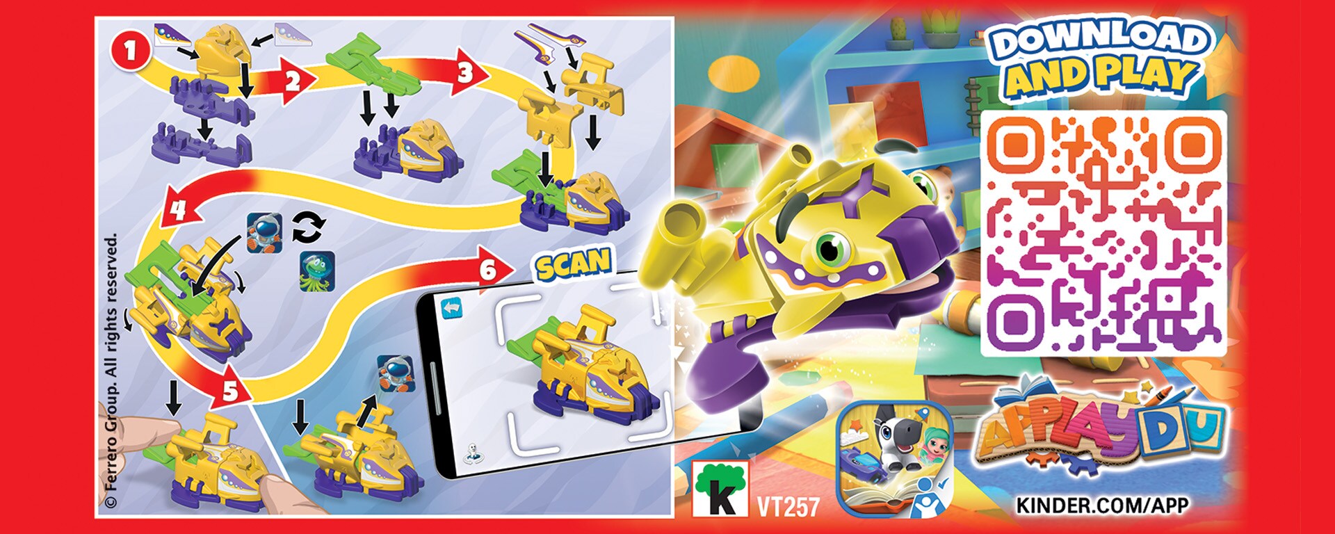 Rumskibsaffyringsrampe Applaydu