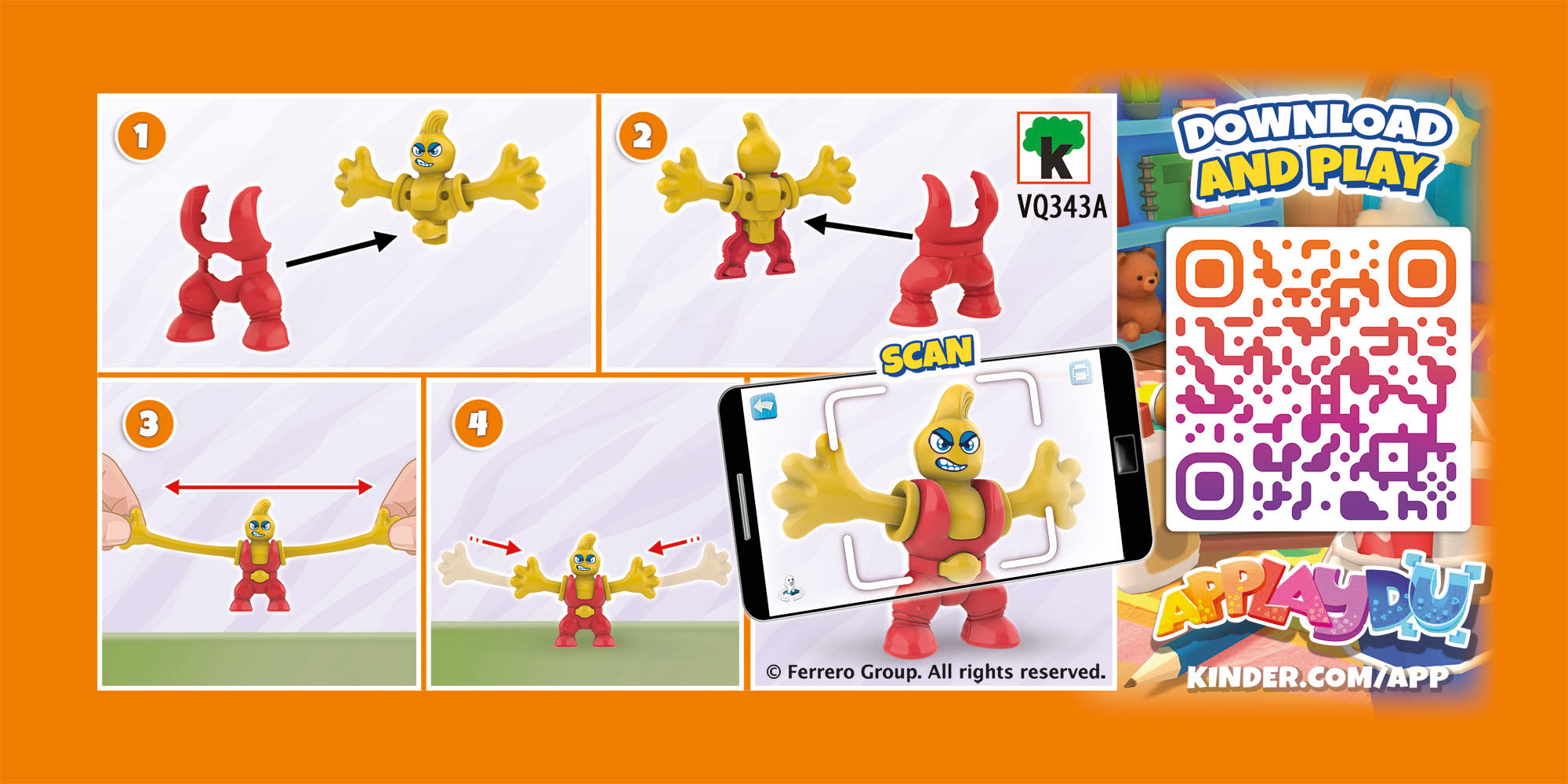 Strækbar figur BACK