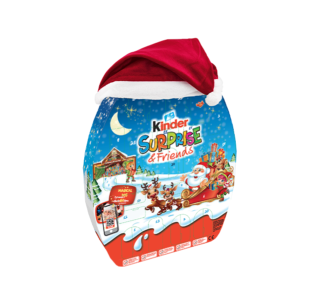 Julekalender Kinder Suprise and Friends 370g
