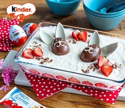 Påskeharedessert med Kinder®