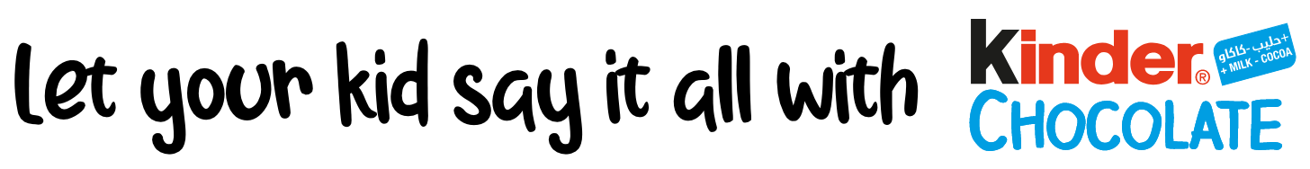 Let your kid say it all with