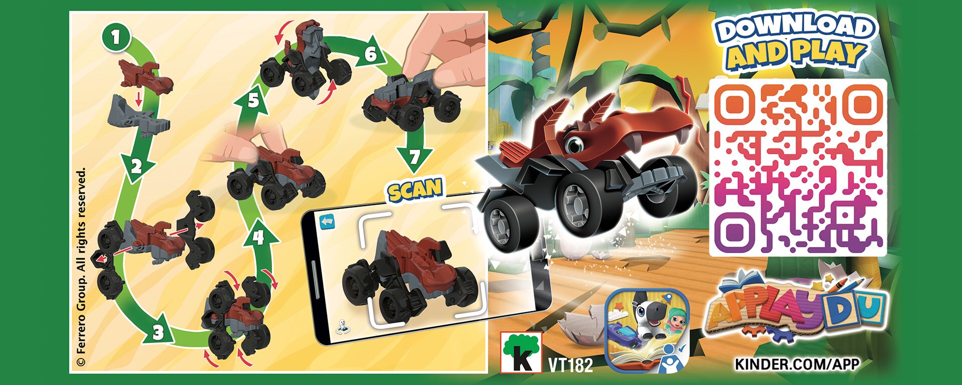 Kinder Raptor PRESS DOWN RAPTOR QUAD - Kinder Sorpresa - Kinder España