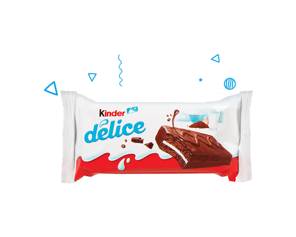 barre delice carousel Kinder Délice, esponjoso y delicioso