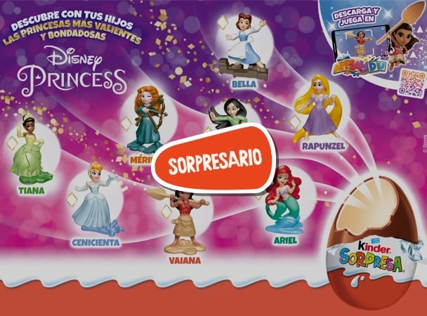 Kinder Sorpresa Princesas Kinder Espana