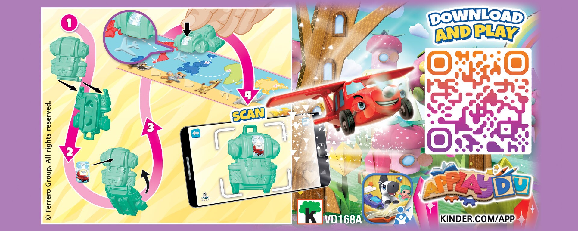 Kuivaleimaava reppu Applaydu