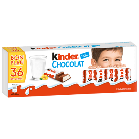 milk chocolate bar kinder chocolate t36