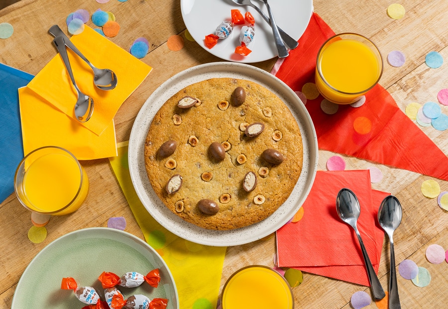 Cookie géant aux Kinder Schoko-Bons