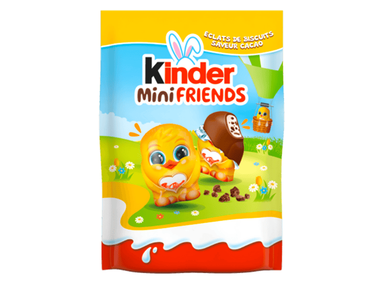 Kinder Mini Friends éclats de biscuits saveur cacao 122g