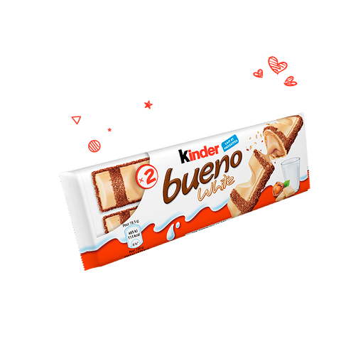 Le plaisir de Kinder Bueno White