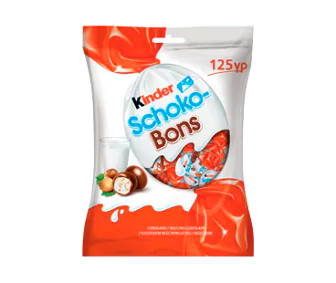 chocolate eggs kinder schoko bons 125g