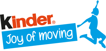 Kinder joy of moving logo