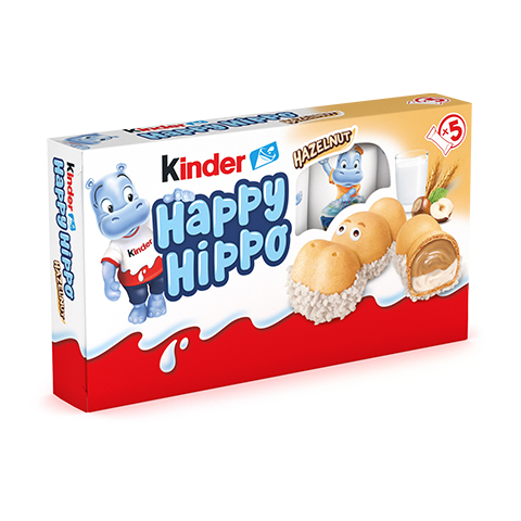 Kinder Happy Hippo Hazelnut 5 pack