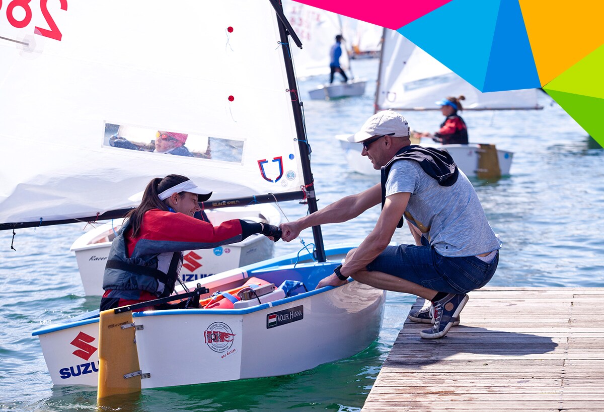 意大利加爾達湖運動會 樂天級小帆船賽