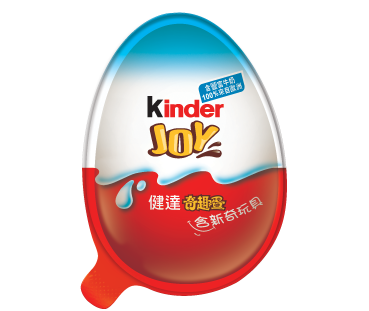 健達奇趣蛋 單蛋裝粉藍色版