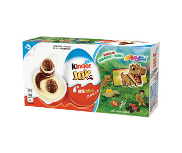 健達奇趣蛋 3蛋裝藍色版