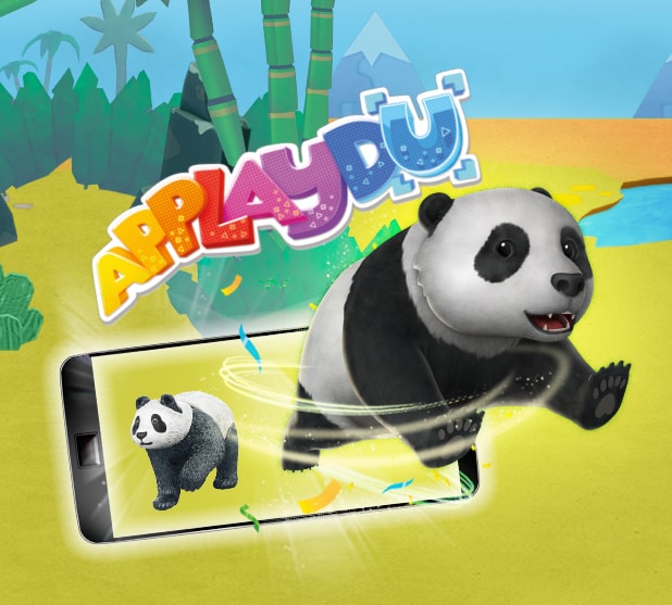掃描玩具並用Applaydu喚醒牠們 掃描玩具並用Applaydu喚醒牠們