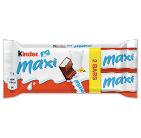 milk chocolate bar kinder maxi 42g