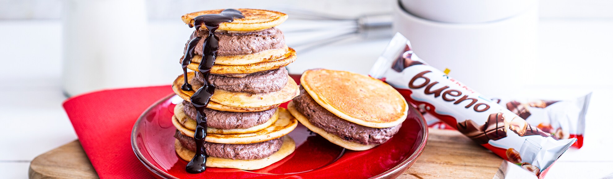 Mini palačinka sendvič s Kinder Buenom teaser