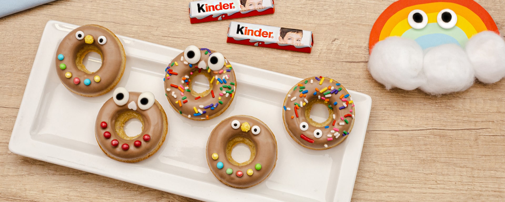 Kinder Chocolate mini krafne landing page veliki teaser