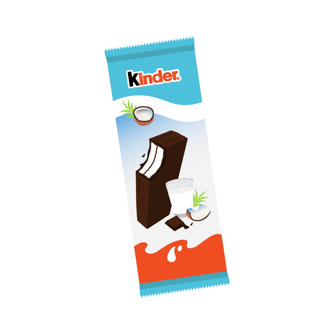 Kinder Pingui kokos pakiranje