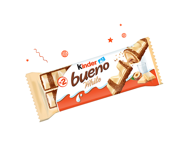 Kinder Bueno White pakiranje doodles