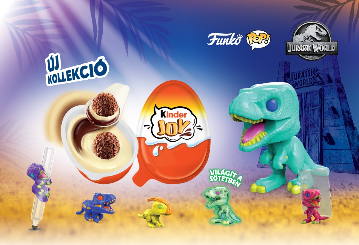 Kinder Joy Jurassic world játékok