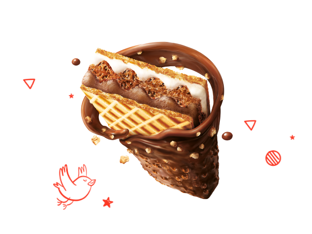 Kinder Crispy snack csomagolás nélkül